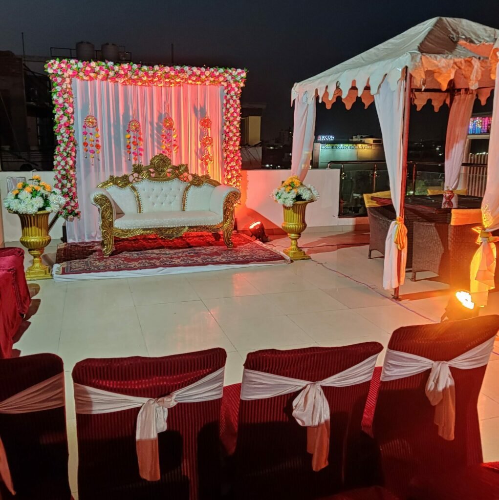 Roof To Party Space at Hotel Savi regency Jaipur