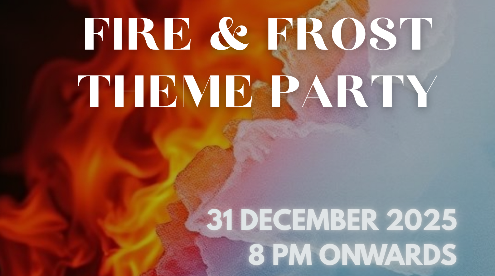 New Year Party 2026 - fire and frost theme party at Hotel Savi Regency Jaipur