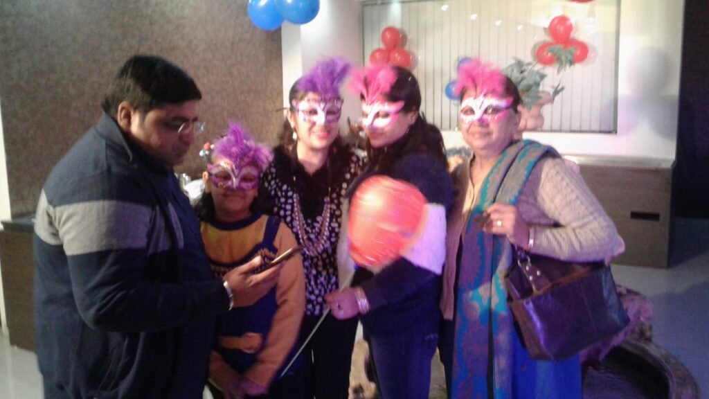Happy Family guest enjoying at New Year Event hosted by Hotel Savi Regency Jaipur